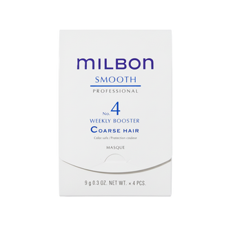 4 x 0.3 oz, Milbon Signature Smooth No. 4 Weekly Booster for