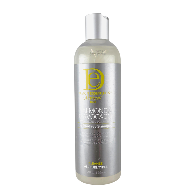 Design Essentials Almond & Avocado Moisturizing & Detangling Sulfate-Free Shampoo