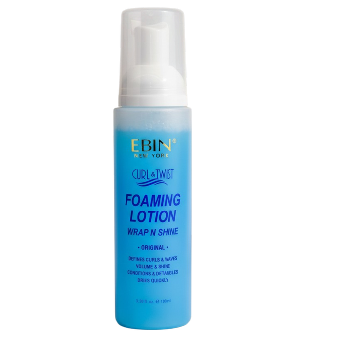 EBIN New York Curl & Twist Foaming Lotion Wrap n Shine Original