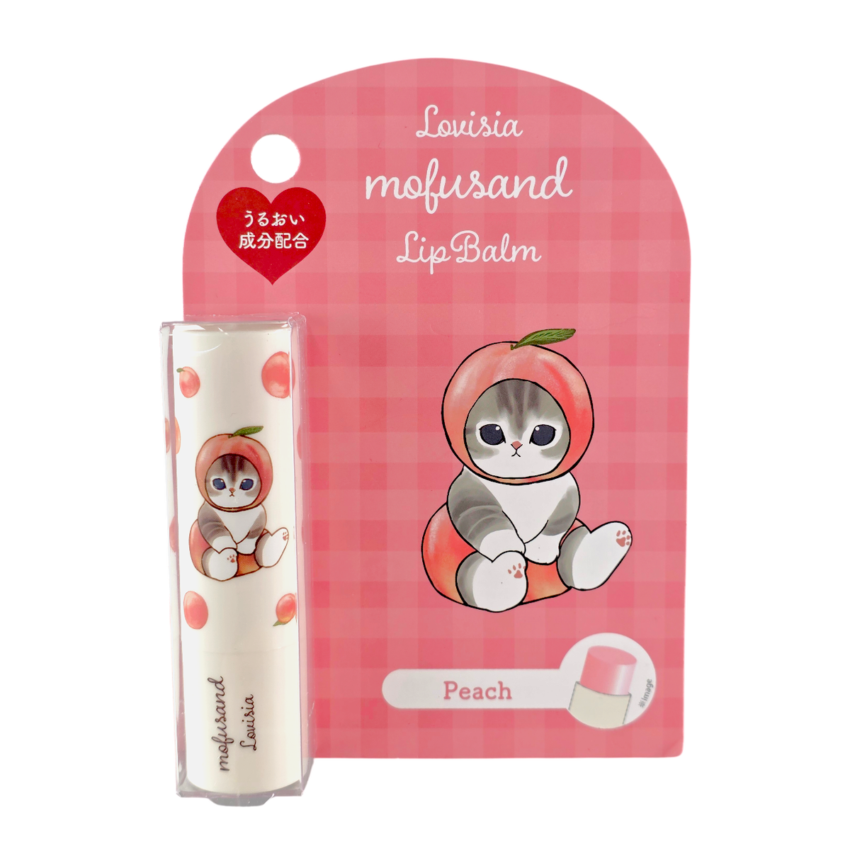 lov01-peach - Lovisia Mofusand Lip balm-image1 lov01-peach - Lovisia Mofusand Lip balm-image1