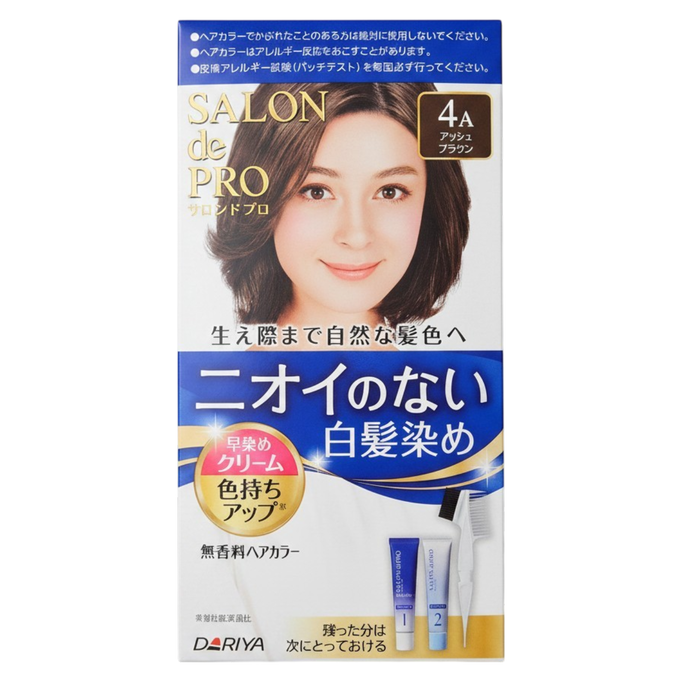 Dariya Salon De Pro Unscented Gray Hair Quick Color Cream