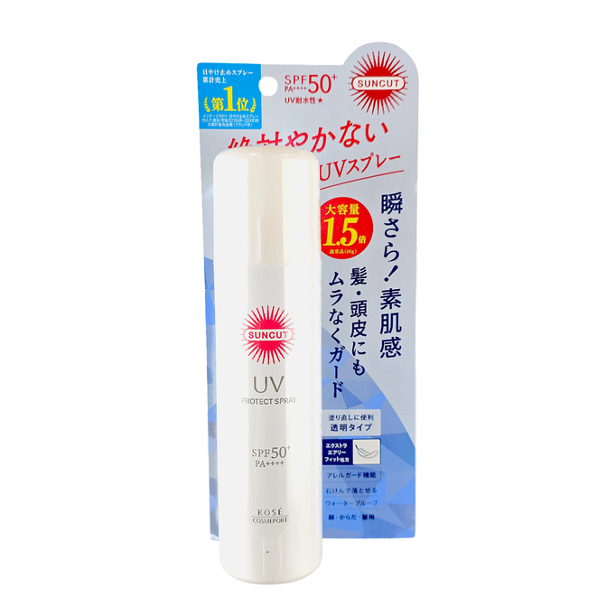 Kose Suncut UV Protect Spray Unscented SPF 50+ PA ++++ Kose Suncut UV Protect Spray Unscented SPF 50+ PA ++++