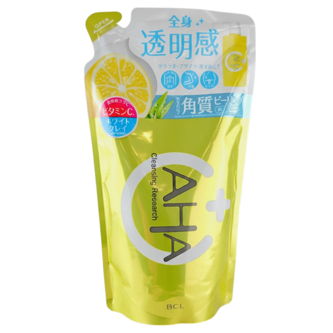 BCL AHA Cleansing Research Body Peel Soap C Fresh Citrus