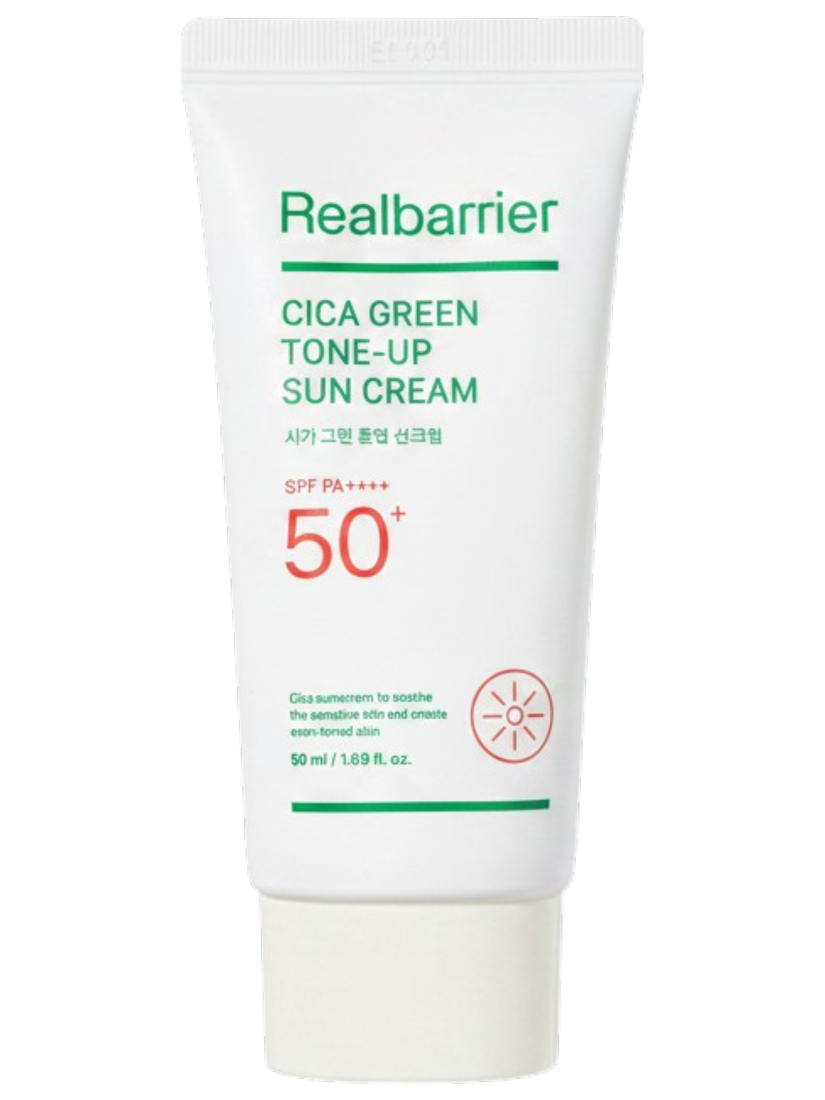 bar03-1-69-oz - Real Barrier Cica Green Tone-Up Sun Cream SPF50+ PA++++-image1
