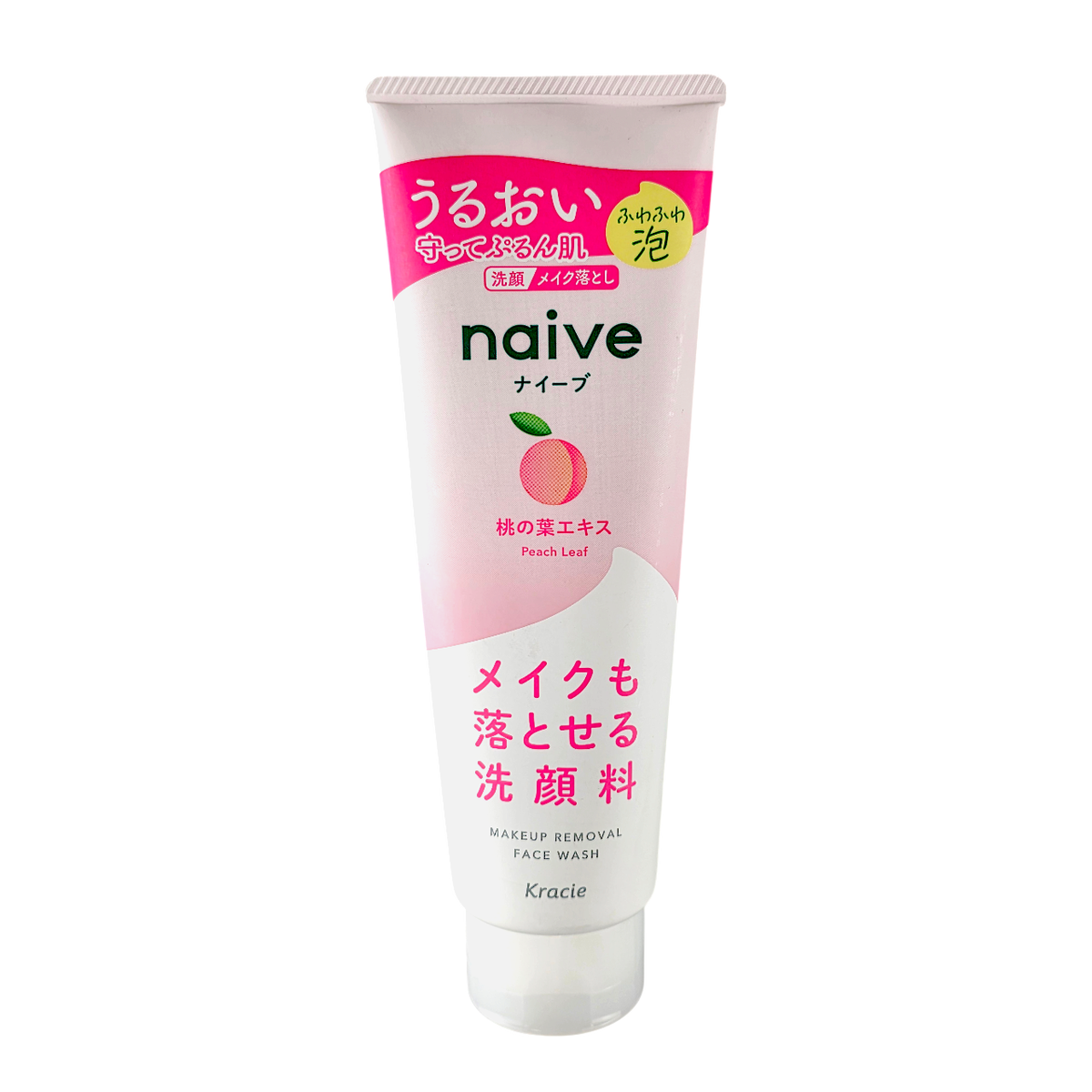 kra32-7-05-oz - Kracie Naive Peach Leaf Face Wash-image1 kra32-7-05-oz - Kracie Naive Peach Leaf Face Wash-image1