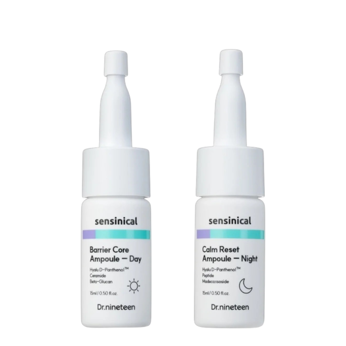 een01-0-50-oz - Dr.Nineteen Sensinical Day & Night Ampoule Set - 2 Pcs-image1 een01-0-50-oz - Dr.Nineteen Sensinical Day & Night Ampoule Set - 2 Pcs-image1