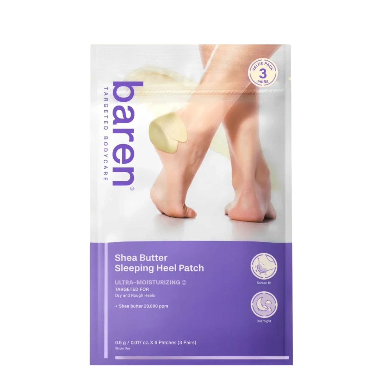 btb03-6-pts - Baren Shea Butter Sleeping Heel Patch-image1 btb03-6-pts - Baren Shea Butter Sleeping Heel Patch-image1