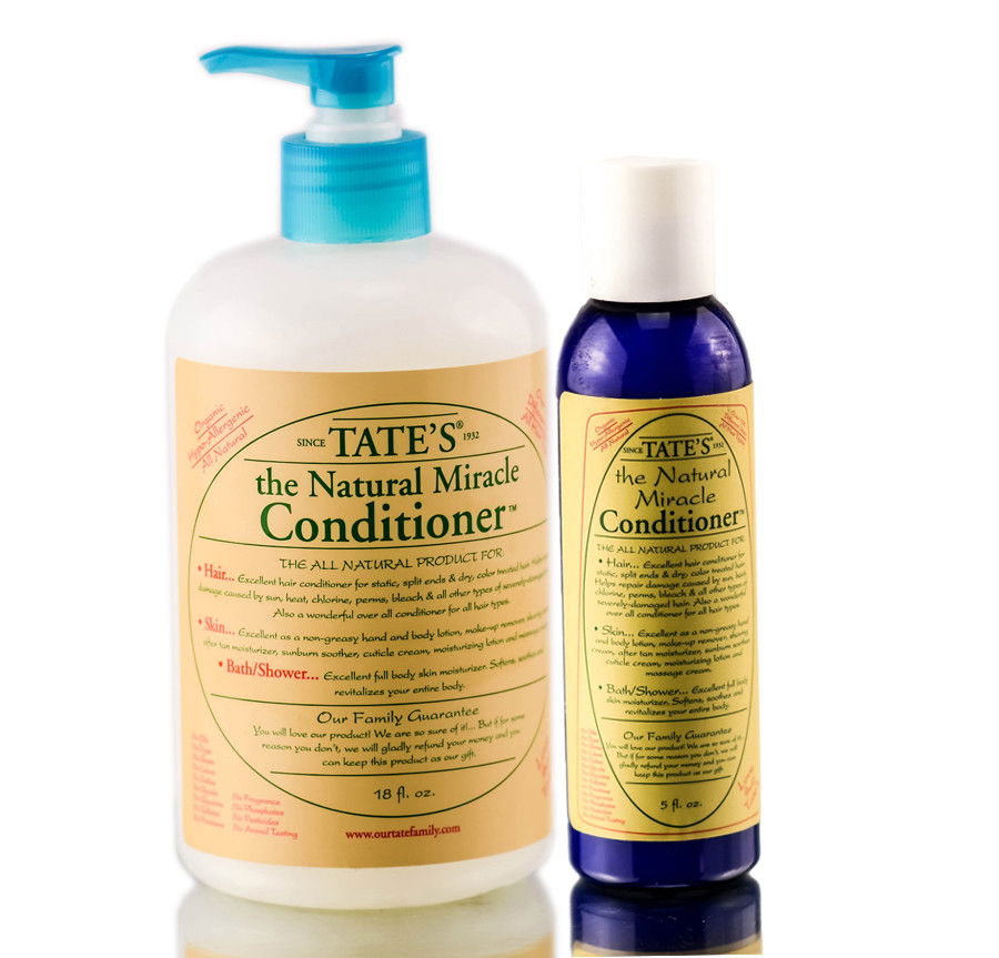 Tate's The Natural Miracle Shampoo retailer 8oz - Set of 4