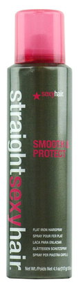 Straight Sexy Hair Smooth & Protect Flat Iron Hairspray-image1 Straight Sexy Hair Smooth & Protect Flat Iron Hairspray-image1