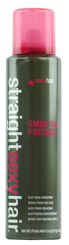 Straight Sexy Hair Smooth & Protect Flat Iron Hairspray-image1 Straight Sexy Hair Smooth & Protect Flat Iron Hairspray-image1