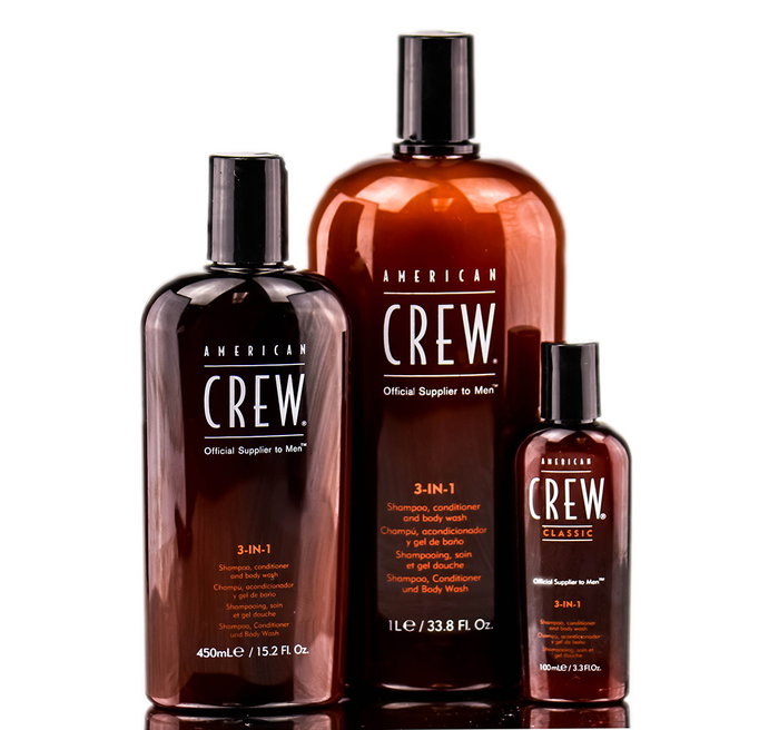 American Crew Classic 3-in-1 Shampoo, Conditioner, Body Wash-image1 American Crew Classic 3-in-1 Shampoo, Conditioner, Body Wash-image1
