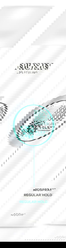 Nioxin Niospray Regular Hold Hairspray with Lightplex Nioxin Niospray Regular Hold Hairspray with Lightplex