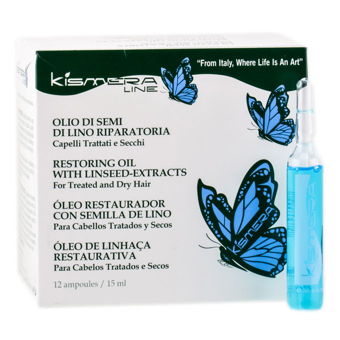 Kismera Restoring Oil With Linseed Extracts - Treated And Dry Hair