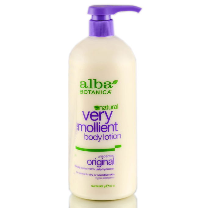 Alba Botanica Very Emollient Body Lotion - Unscented Original