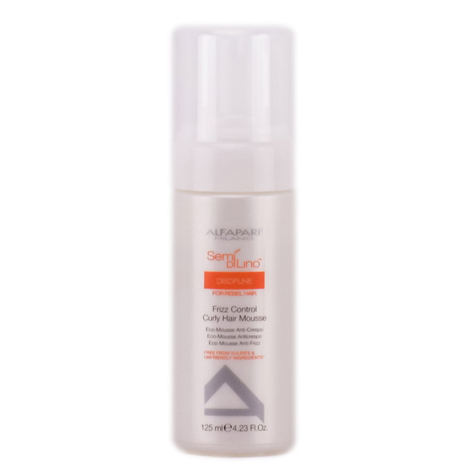 Alfaparf Semi Di Lino Discipline Frizz Control Curly Hair Mousse-image1 Alfaparf Semi Di Lino Discipline Frizz Control Curly Hair Mousse-image1