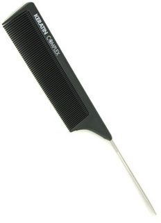 Keratin Complex Heat Resistant Metal Tail Comb-image1