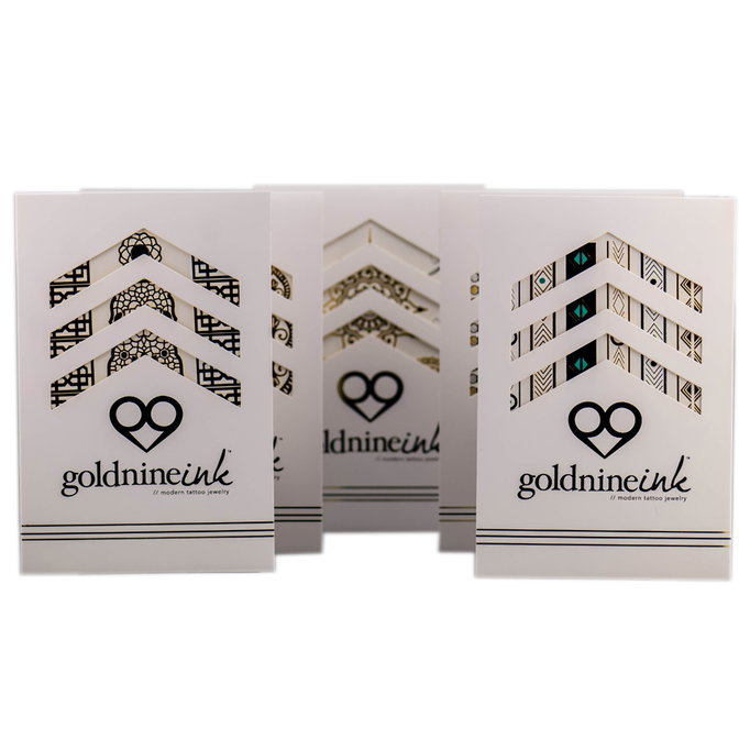 Goldnine Ink Metallic Temporary Tattoos