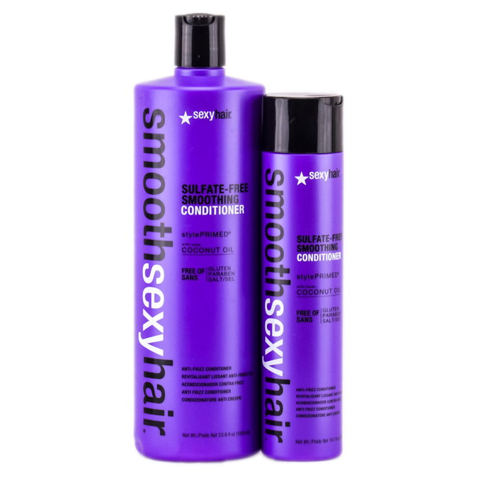 Smooth Sexy Hair Sulfate Free Smoothing Conditioner with Coconut Oil-image1
