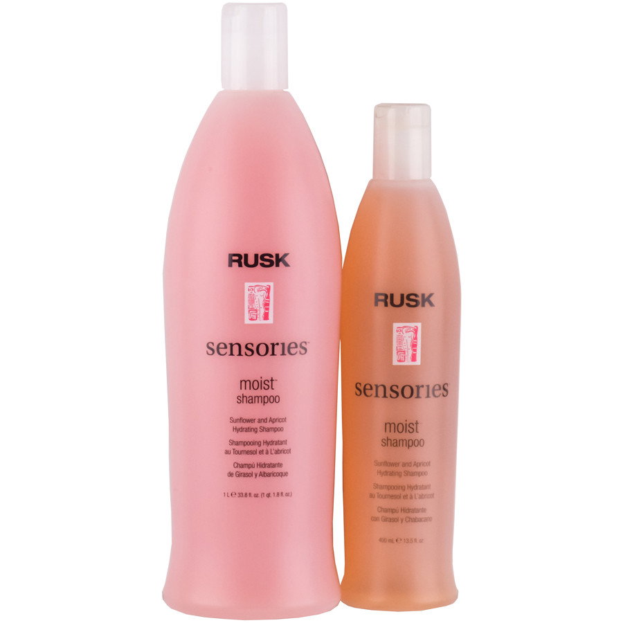 Rusk Moist Shampoo - sunflower & apricot extract shampoo-image1 Rusk Moist Shampoo - sunflower & apricot extract shampoo-image1