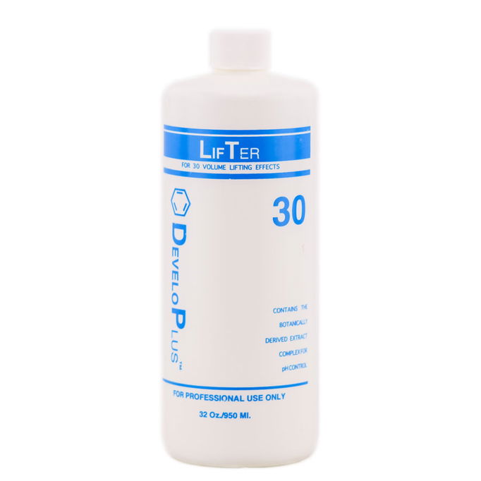 Satin DeveloPlus LifTer Crystal Clear Gel Peroxide 30 Volume