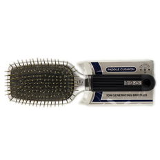 Via Crystal Ion Paddle Cushion Brush