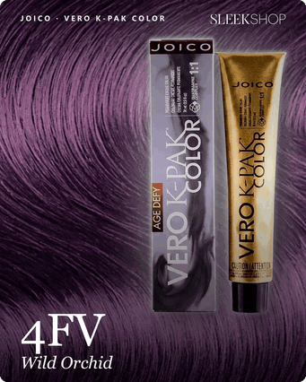 4FV - Wild Orchid, Joico Vero K-Pak Permanent Cream Hair Color