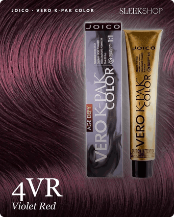 ペコ 4VR - Violet Red, Joico Vero K-Pak Permanent Cream Hair Color