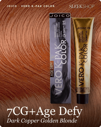 7CG+Age Defy - Dark Copper Golden Blonde, Joico Vero K-Pak