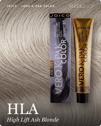 HLA - High Lift Ash Blonde, Joico Vero K-Pak Permanent Cream Hair