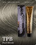 joico vero k pak color tpb pearl blonde hair color -- shade swatch with product packaging joico vero k pak color tpb pearl blonde hair color -- shade swatch with product packaging