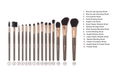 BH Cosmetics 15 pc Rose Gold Brush Set