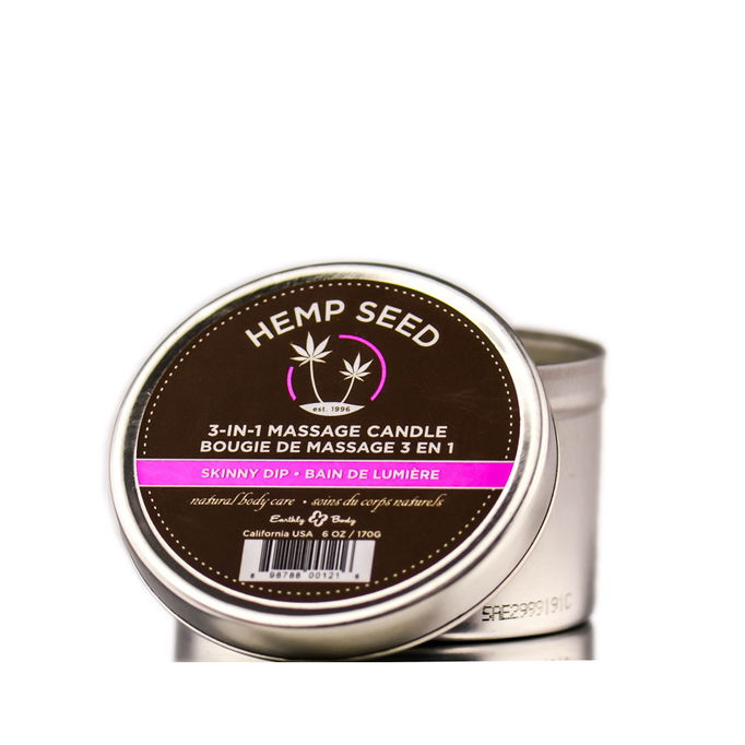 Earthly Body Hemp Seed Candles - Skinny Dip