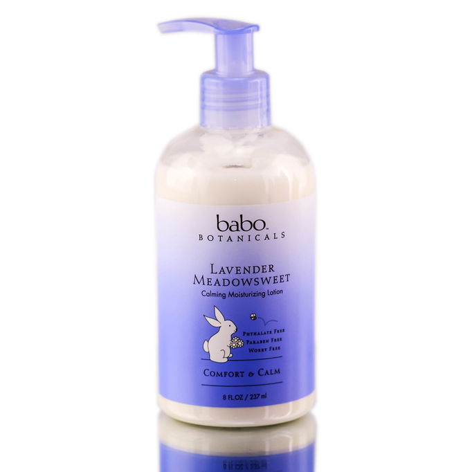 Babo Botanicals Lavender Meadowsweet Calming Moisturizing Lotion