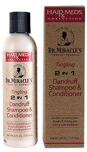 Dr. Miracle's 2 in 1 Tingling Dandruff Shampoo & Conditioner