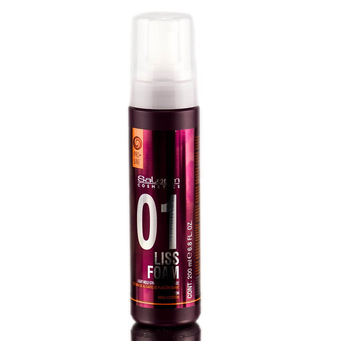 Salerm 01 Liss Foam Light Hold Straightening Mousse-image1 Salerm 01 Liss Foam Light Hold Straightening Mousse-image1