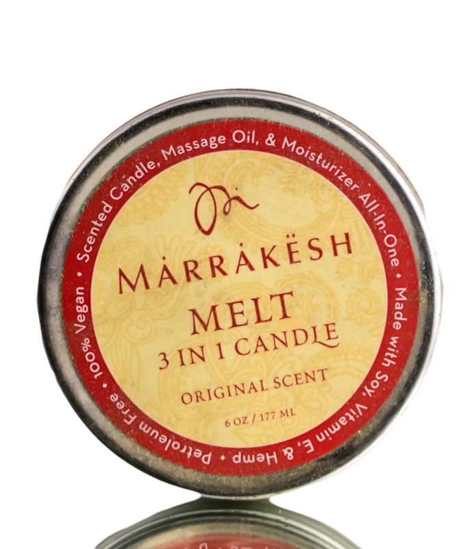 Earthly Body Massage Oil Mosturizer 3-in-1 Suntouched Candle-image1