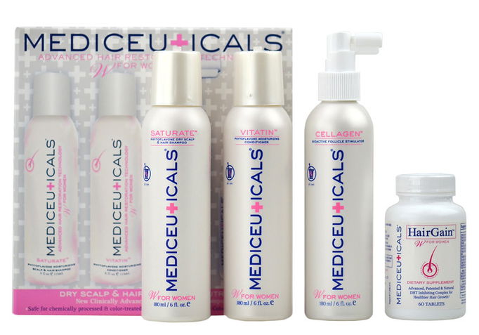 Mediceuticals Womens Hair Loss Kit (dry scalp & hair therapy with nutrition)