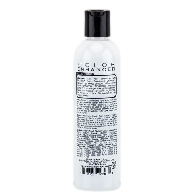 Rejuvenol Keratin Color Enhancer Blackberrie Shampoo