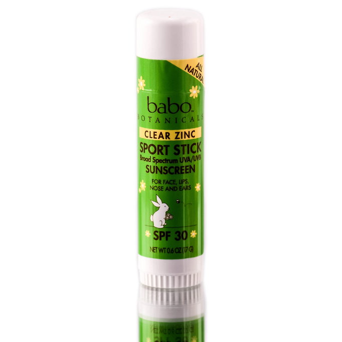 Babo Botanicals Clear Zinc Sport Stick SPF 30 for sun & wind protection-image1 Babo Botanicals Clear Zinc Sport Stick SPF 30 for sun & wind protection-image1