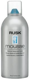 Rusk Mousse - Maximum Volume and Control