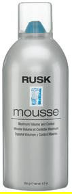 Rusk Mousse - Maximum Volume and Control