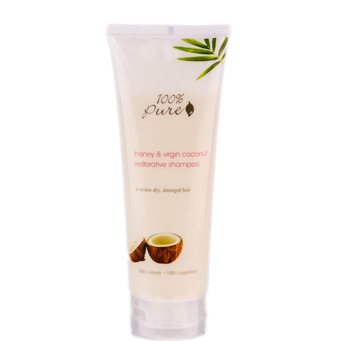 100% Pure Honey & Virgin Coconut Restorative Shampoo-image1 100% Pure Honey & Virgin Coconut Restorative Shampoo-image1