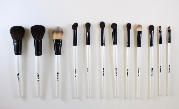Morphe 12 Piece Black and White Travel Set-image2