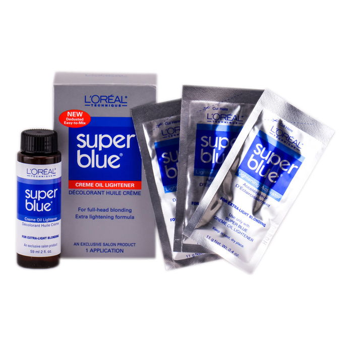 L'Oreal Technique Super Blue Creme Oil Lightener Kit