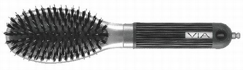 Via Crystal Ion Oval Cushion Boar Brush-image1