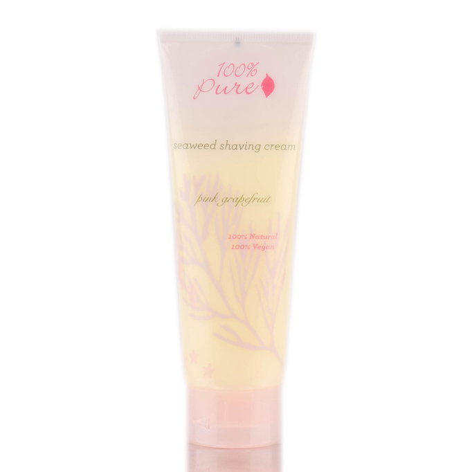 100 % Pure Pink Grapefruit Seaweed Shaving Cream-image1 100 % Pure Pink Grapefruit Seaweed Shaving Cream-image1