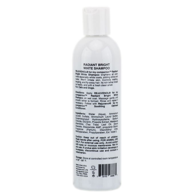 Rejuvenol for my companion Radiant Bright White Shampoo