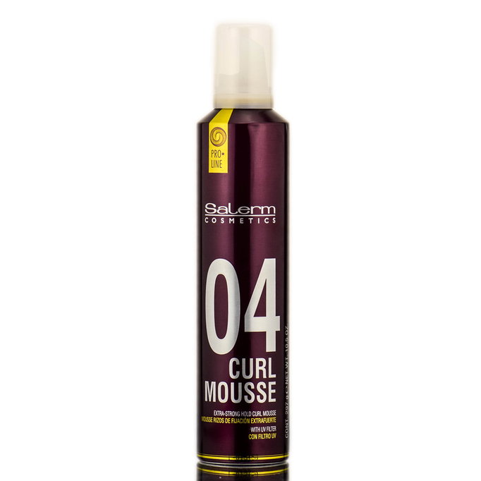 Salerm Cosmetics 04 Curl Mousse Extra Strong Hold-image1