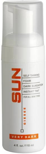 Giesee SUN - Self Tanning Foam Dark Sunsation Instant Tint (Very Dark)-image1