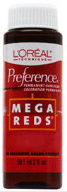 L'Oreal Preference Mega Reds Permanent Haircolor